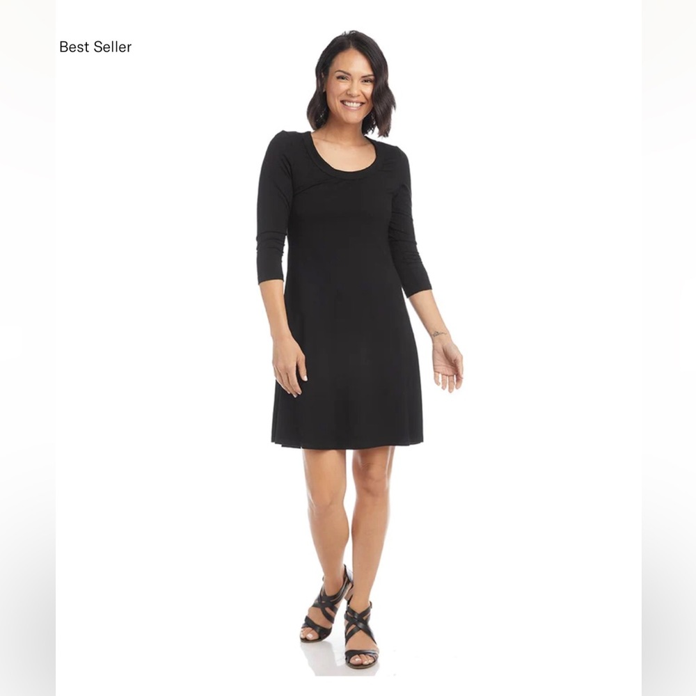 NWT Three Quarter Sleeve A Line Dress